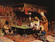 Jose Villegas y Cordero The Slipper Merchant oil painting artist